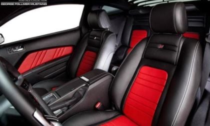 The interior of the Saleen George Follmer Edition Mustang