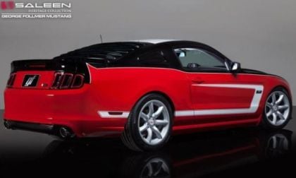 The rear end of the Saleen George Follmer Edition Mustang