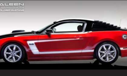 The side profile of the Saleen George Follmer Edition Mustang