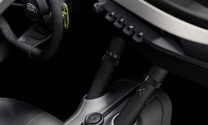 A close up of the interior teaser of the Kia B-Segment concept