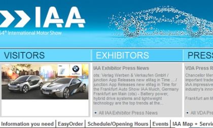 Frankfurt Auto Show IAA 2011