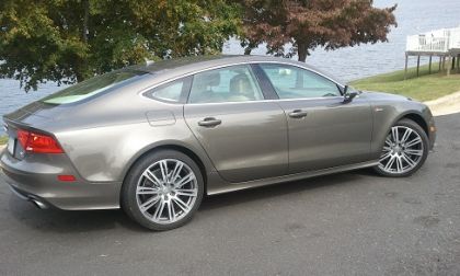 2012 Audi A7 side view