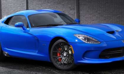 The 2014 SRT Viper in Competition Blue
