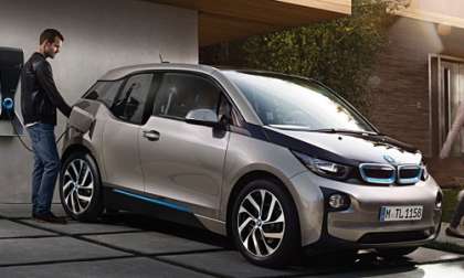 BMW i3 home DC fast charger at home