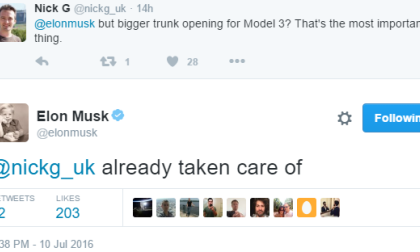 Bigger Trunk Lid for Tesla Model 3