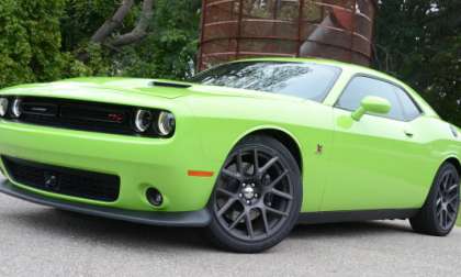 Green Dodge Challenger
