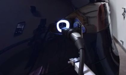 Tesla Model S Auto Charting Arm At Home