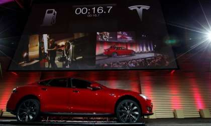Tesla Model S Battery Swap