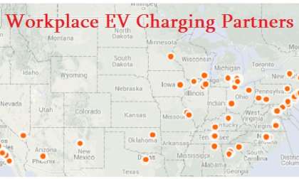 Workplace EV charging partners of DEO
