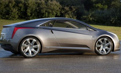 A rear shot of the 2009 Cadillac Converj