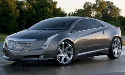 A front end shot of the 2009 Cadillac Converj