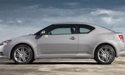 The side profile of the 2012 Scion tC
