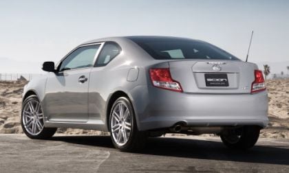 The rear end of the 2012 Scion tC