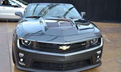 A look at the front end of the new 2012 Chevrolet Camaro ZL1 Convertible 