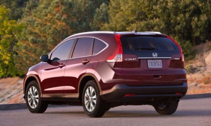 The rear end of the 2012 Honda CR-V EX-L