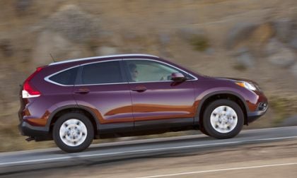 The side profile 2012 Honda CR-V EX-L