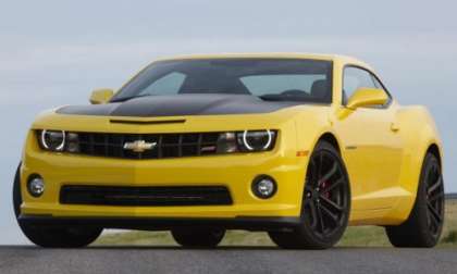 The 2013 Chevrolet Camaro 1LE in yellow