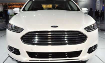 The front end of the 2013 Ford Fusion