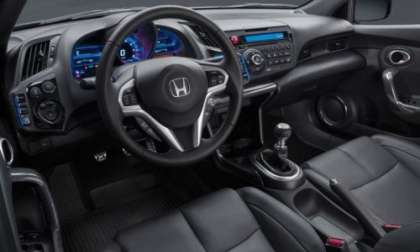 The interior of the 2013 Honda CR-Z