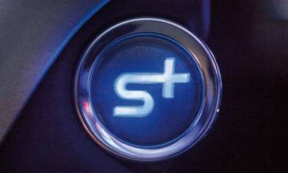 The Plus Sport button of the 2013 Honda CR-Z