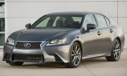 The front of the 2013 Lexus GS350 F Sport