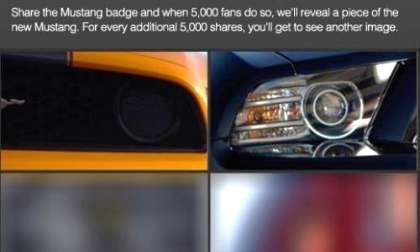 Teases of the 2013 Ford Mustang