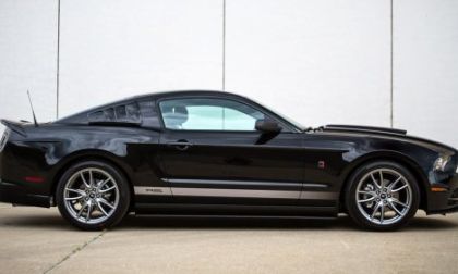The side profile of the 2013 Roush RS Mustang