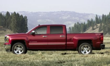The side profile of the new 2014 Chevrolet Silverado 4x4 LTZ