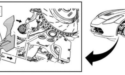 The 2014 Chevrolet Corvette drawing