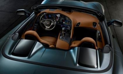 The interior of the 2014 Chevrolet Corvette Stingray Convertible
