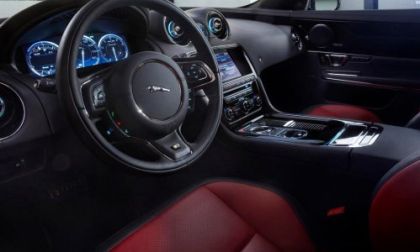 The interior of the 2014 Jaguar XJR