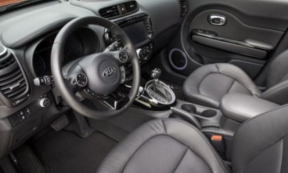 The interior of the of the 2014 Kia Soul