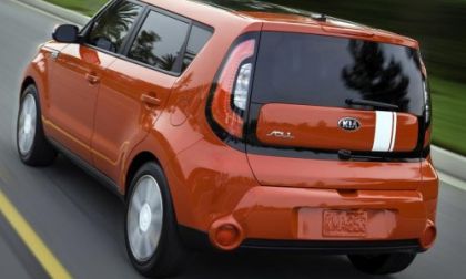 The rear end of the of the 2014 Kia Soul