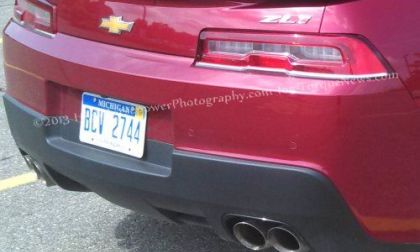 The 2014 Camaro ZL1 Convertible rear end.