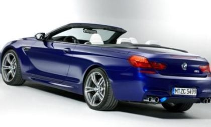 The rear end of the 2012 BMW M6 Convertible