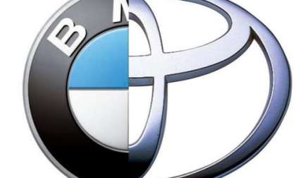 An artful BMW and Toyota joint logo