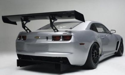 The back end of the Chevrolet Camaro GT