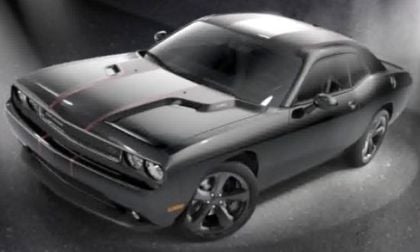 The front end of the 2013 Dodge Challenger R/T Blacktop
