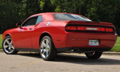 The back of the 2011 Dodge Challenger V6 Rallye