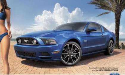The 2012 SI Swimsuit Issue Mustang ad