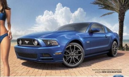 The 2012 SI Swimsuit Issue Mustang ad