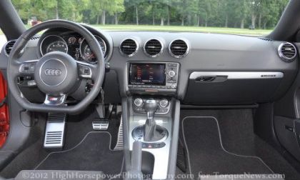 The dash of the 2012 Audi TT 2.0 TFSI Quattro Coupe