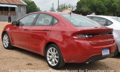 The side of the 2013 Dodge Dart SXT Turbo