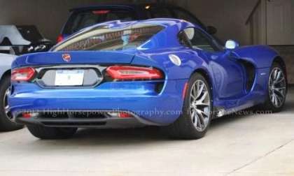 The 2013 SRT Viper GTS in metallic blue