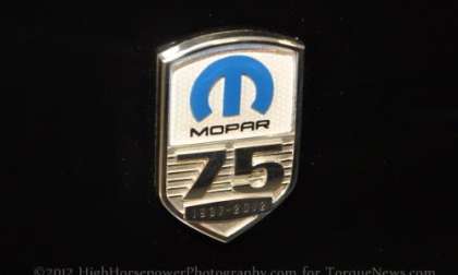 The 75th Anniversary badge of the Mopar '12