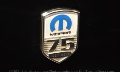 The 75th Anniversary badge of the Mopar '12