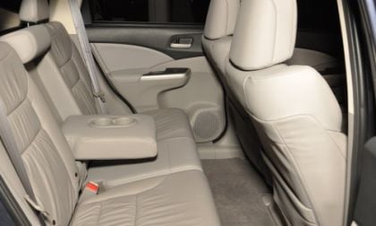 The rear seating area of the 2012 Honda CR-V EX-L