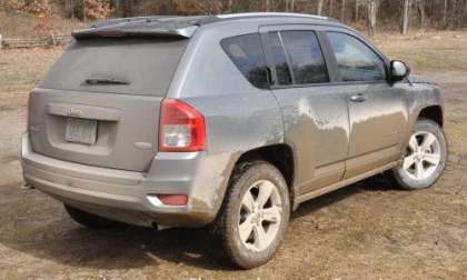 The back end of the 2012 Jeep Compass Latitude 4x4