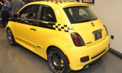 A side view of the Fiat 500 Stinger