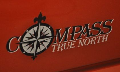 The badging of the new Jeep Compass True North edition